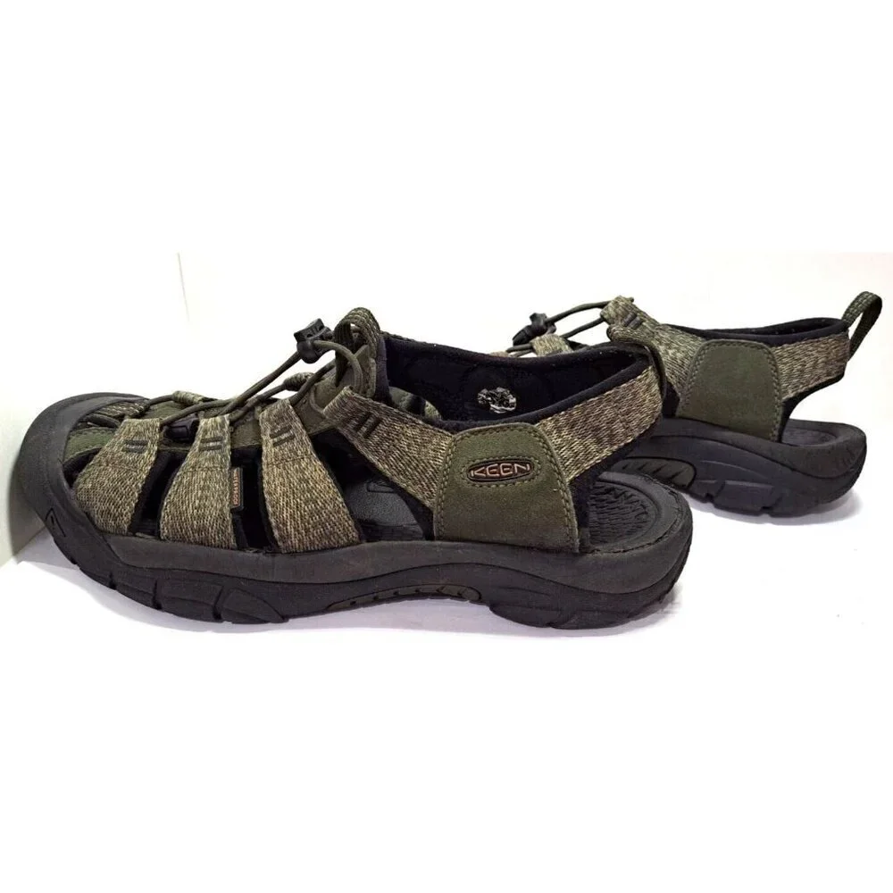 Keen Women's 10 Newport Green Cap Toe Hiking Fisherman Anatomic Footbed Sandals